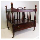 Antique Canterbury Magazine Rack
