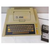 Atari 400 Gaming System & 2 Games