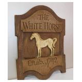 White Horse Scotch Whisky Advertising Sign