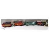 1986 New Bright Denver Express D&W RR Train Set