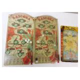 3 Vtg Marx Bazooka & Steven Machine Gunner Pinball