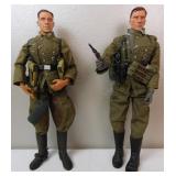 2 German Soldier Dolls 12" Ultimate Soldier