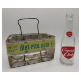 Diet Rite Cola Six Pack Soda Tin Carrier