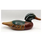 Malllard Wood Duck Carving Decoy 14"