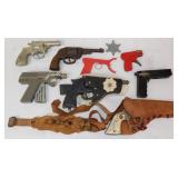 Vintage Toy Guns Wyandotte, Hubley, Cap etc
