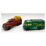 Tootsie Toy Cement Mixer & Matchbox Transporter