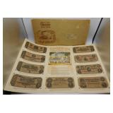 1954 Cheerios Confederate Currency Album Premium
