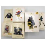 Hallmark Christmas Ornaments Superman, Batman NFL