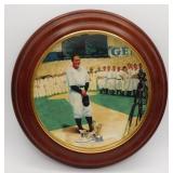 Lou Gehrig The Luckiest Man Bradford Ex Plate