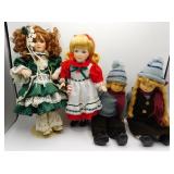 San Francisco Music Box Co &  Nordic Skier Dolls