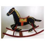 Happy Land Playthings Black Beauty Rocking Horse