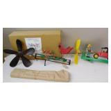 2 Whirligigs 1984 Artline Auto & Cardinal Family