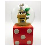 1995 Bugs Bunny Gambling Snow Globe Warner Bros