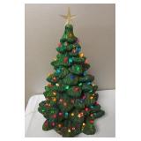 Large Cerramic Lighted Christmas Tree 24"