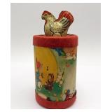 ca 1936 The Cackling Hen Tin Litho Noisemaker