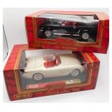 Mira 1954 Corvette & 1964 Mustang Diecast Cars