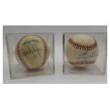 Sparky Lyle & Boog Powell Signed Baseballs Yankees