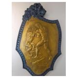 Hercules & The Nemean Lion Wall Plaque 28"