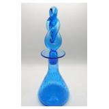 Rainbow Glass Controlled Bubble Flame Decanter