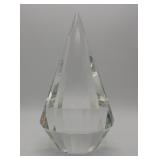 Faceted Crystal Sculpture 8 1/2"