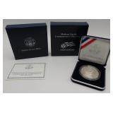 2009 Abraham Lincoln Silver Dollar Proof Coin COA