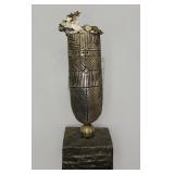 925 Mex Sterling Moon & Shooting Stars Sculpture