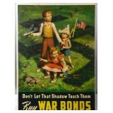 1942 WWII War Bonds Poster Don