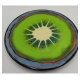 Rainbow Gate Sante Fe Kiwi Art Pottery Plate