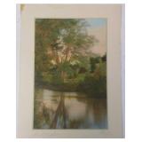 Charles Sawyer "The Afterglow" Tinted Photo