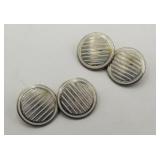 14k Gold Art Deco Cuff Links 8.1g