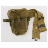 M1956 Small Arms Pouch Belt 1962 Vietnam Era