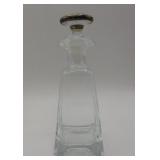 Heisey Sterling Cap Etched Glass Cruet