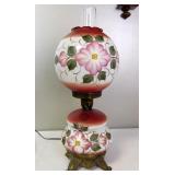 Floral Gone with The Wind Hurricane Lamp