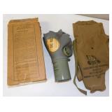 WWII US Noncombatant M1A2-1-1 Gas Mask