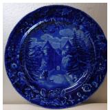 Enoch Woods Burslem Marquis Lafayette 10" Plate