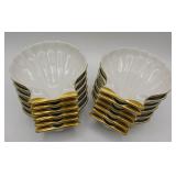 12 Hall USA #229 Seashell Scallop dishes