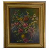 Frederick M Lamb attr Still Life Oil Painting