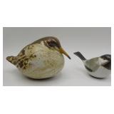 Andersen Design Pottery Chickadee & Sandpiper