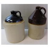 Stoneware Whiskey Jugs