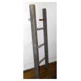 Rustic Primitive 3 Rung Wooden Ladder