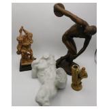 Male Form Sculptures Austin, Enesco, Toscano