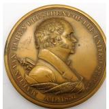 Martin Van Buren 1837 Bronze Indian Peace Medal