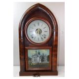 E N Welch 19th Century Capital at Albany NY Clock