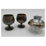 Gorham Sterling Silver Cordials & Lighter