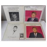 6 John F Kennedy JFK Memorial LP Albums