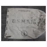 1965 #1 US Mail Carrier Bag Large Canvas 30 x 39"