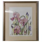 Lyn Snow Signed #137/500 Iris Print 23x27"