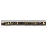 vtg 800 Silver Guatemala Panel Bracelet