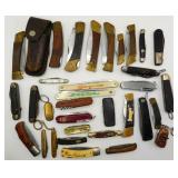 33 vtg Knives Camillus, Shrade Old Timer Imperial