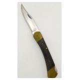 Vtg Buck USA Folding Knife